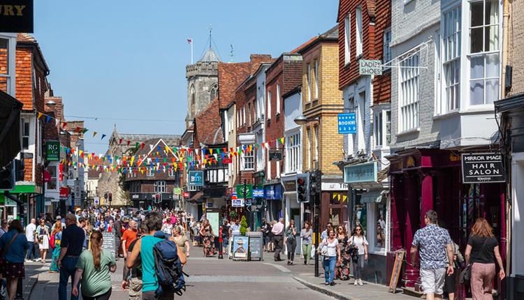 Town centre of Salisbury